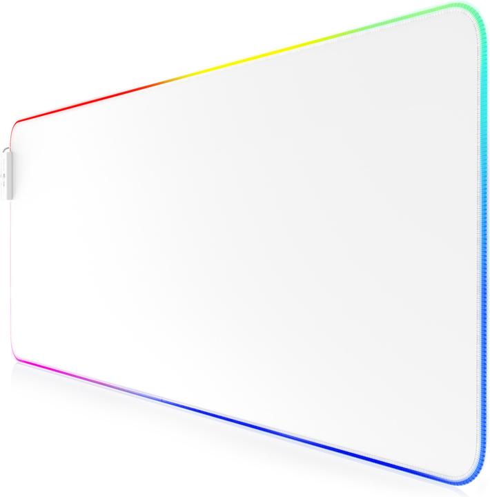 Titanwolf Tappetino per mouse da gioco RGB, tappetino per mouse XL 800 x 300 mm migliora la precisione e la (XL)