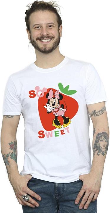Immagine prodotto Disney Minnie Mouse So Sweet Strawberry Maglietta Uomo (4XL)