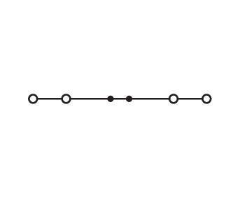 Actual product image Wago DIN rail terminal 4x2.5mm2 grey (Various)