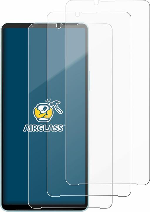 Produktbild BROTECT AirGlass Panzerglasfolie (3 Stück, Sony Xperia 10 VI)