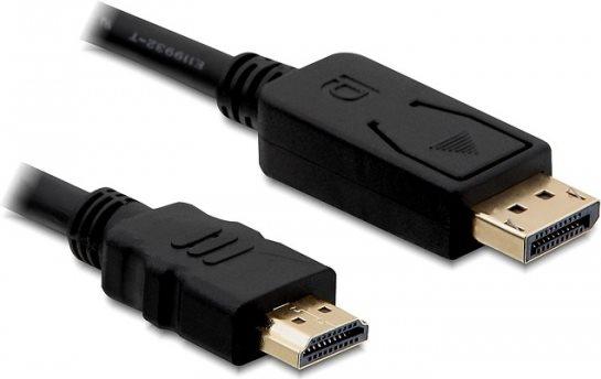 Actual product image Delock DisplayPort — HDMI (Typ A) (1 m, DisplayPort, HDMI)