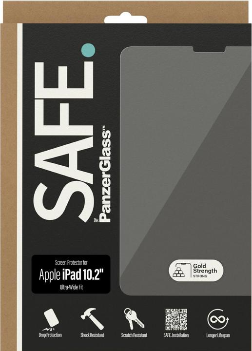 Actual product image PanzerGlass Tablet Protector Ultra Wide Fit for Apple iPad 10.2 (1 Piece, iPad 10.2)