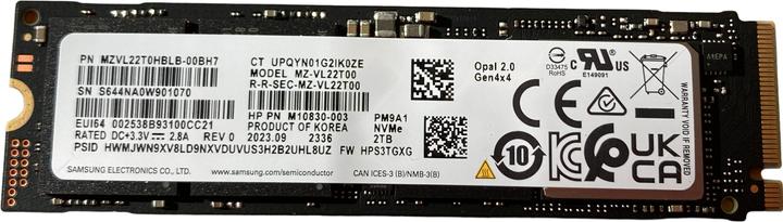Immagine prodotto HP Modulo SSD Z Turbo 2TB 2280 PCIe-4x4 SED OPAL2 TLC M.2 (2000 GB, M.2 2280)