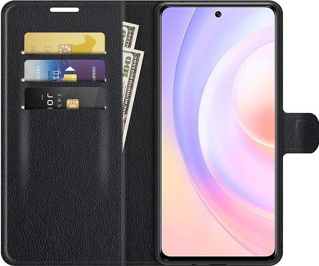 Actual product image MU Classic Litchi Leather Bookcover Series (Huawei Nova 9 SE)