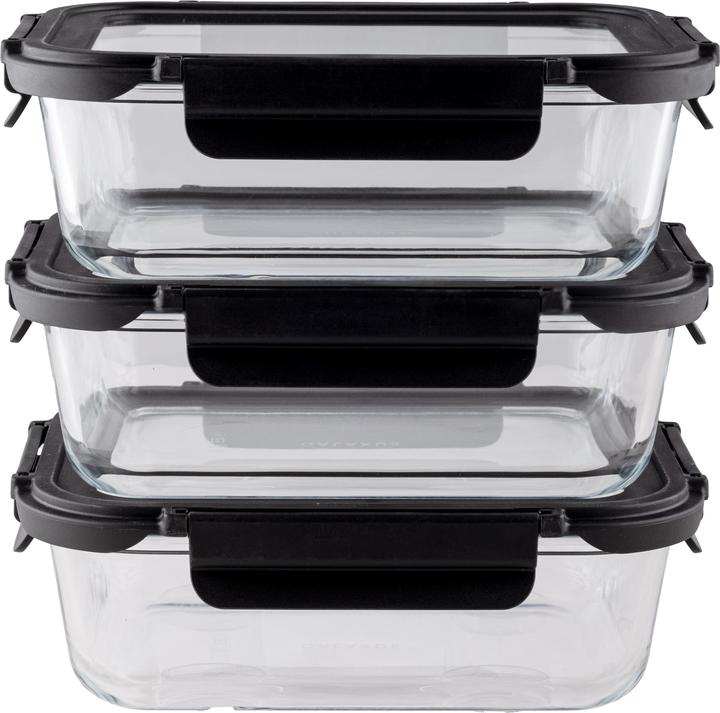 Galaxus Storage container set of 3 (3 x 1050 ml) (1.05 l)