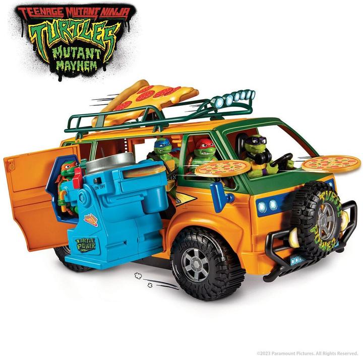 Boti Teenage Mutant Ninja Turtles: Mutant Mayhem Fahrzeug Pizzafire Van