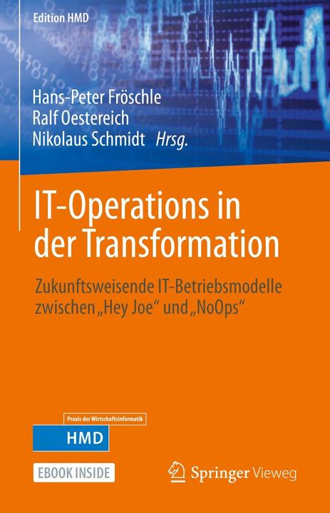 Actual product image IT-Operations in der Transformation (German, Ralf Oestereich, Hans-Peter Fröschle, Nikolaus Schmidt, 2022)
