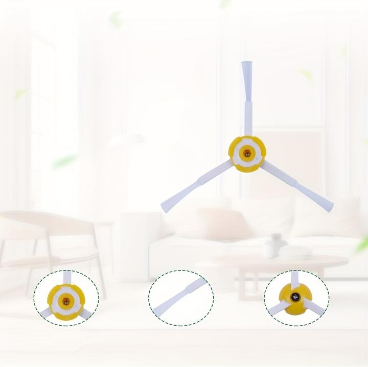 Image du produit PhoneLook Pack de 3 brosses de rechange pour aspirateur iRobot Roomba série 800 / 900