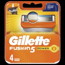 Gillette fusion power klingen, 4er Pack (4 x)