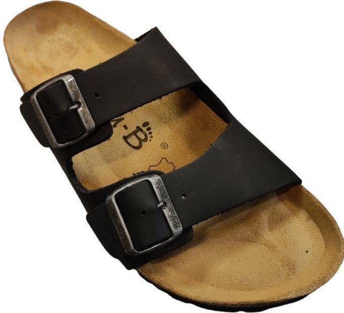 Produktbild Neu-B Pantolette Baviera olied leather Black (41)