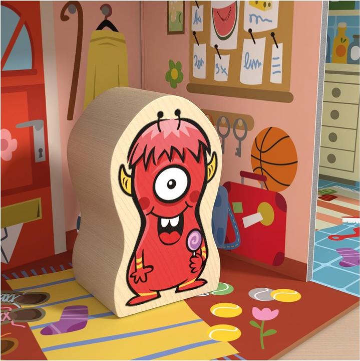 Actual product image Haba Logic GAMES Where is Wanda (German, French, Italian, English)