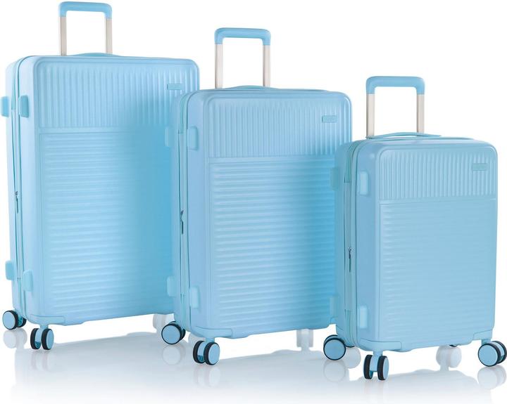 Immagine prodotto Heys Set di valigie pastello 3 pezzi - Azzurro (219 l, XL (da 115l))