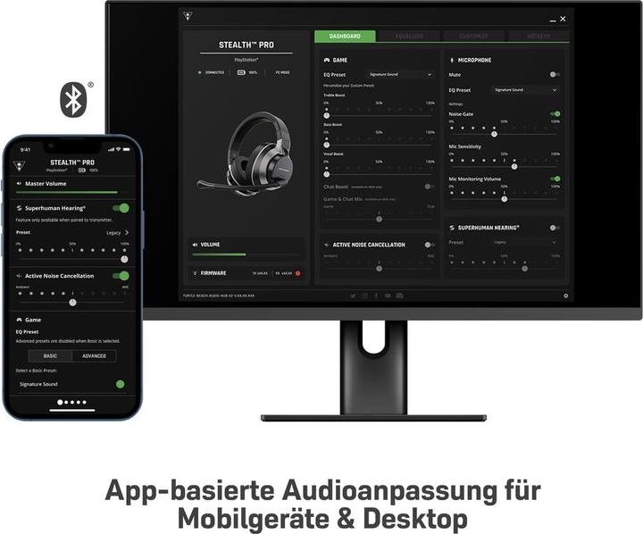 Productafbeelding Turtle Beach STEALTH PRO - Draadloze Hoofdtelefoon (Draadloze)