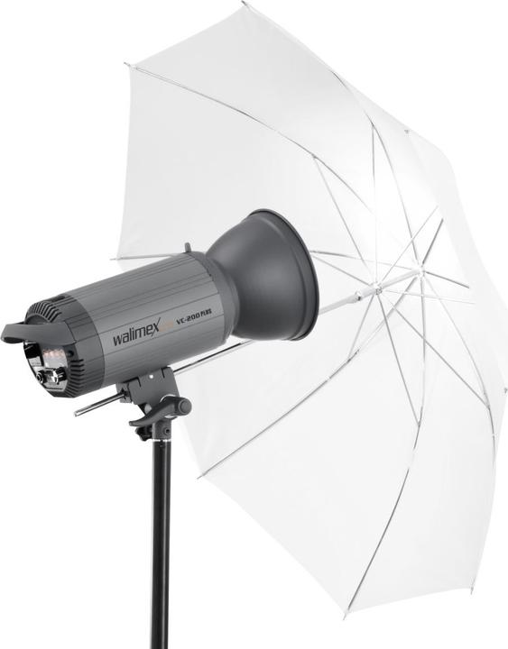 Produktbild Walimex 2in1 Reflex- Durchlichtschirm weiss 109 (Schirmreflektor, 109 cm)