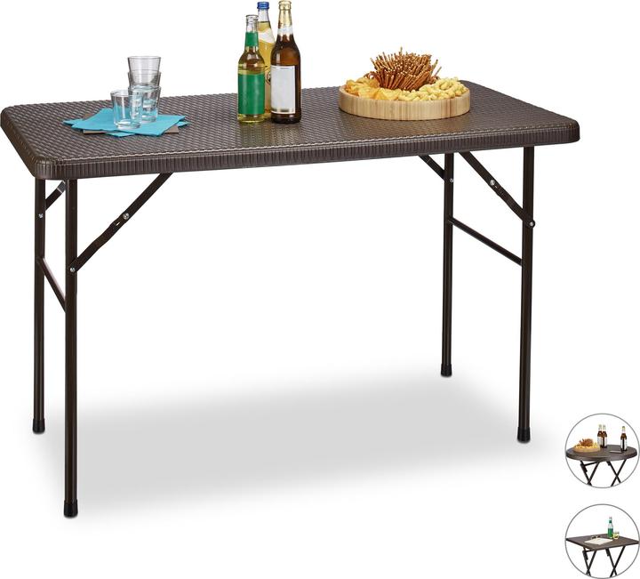 Image du produit Relaxdays Tables de jardin (121.50 cm)