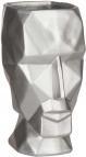 Immagine prodotto Giftdecor vaso faccia 3d argento (1 x)