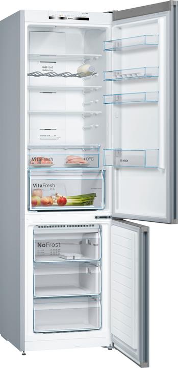 Actual product image Bosch Hausgeräte Bosch 4 Series KGN392LDC fridge-freezer Free-standing 368 L D Stainless steel (368 l)