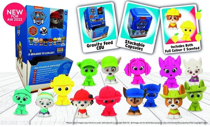 Actual product image Sambro PAW Patrol Puzzle Eraser with Scent in Surprise Egg