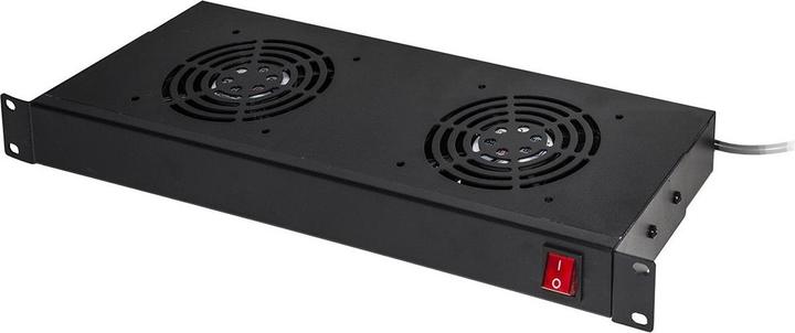 Produktbild ARMADIO RACK KIT 2 VENTOLE NERO 2 AGGANCI 483X170X44MM