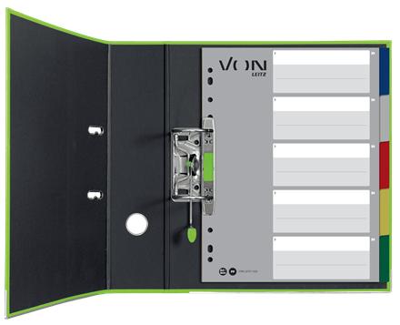 Produktbild von Hallers Register Blanko, A4, 1-5
