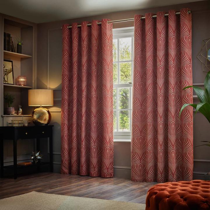 Produktbild Ösenvorhänge Gatsby Jacquard (117 x 137 cm)