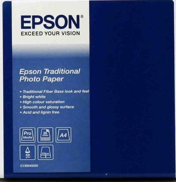 Produktbild Epson Traditional Foto Papier (330 g/m², A4, 25 x)