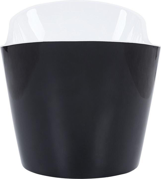 Actual product image Beliani Bathtub freestanding black oval 150 x 75 cm ANTIGUA (180 l, 75 cm, 150 cm)