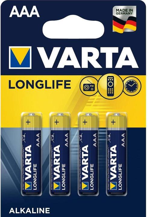 Immagine prodotto Varta Longlife (4 pz., AAA, 1200 mAh)