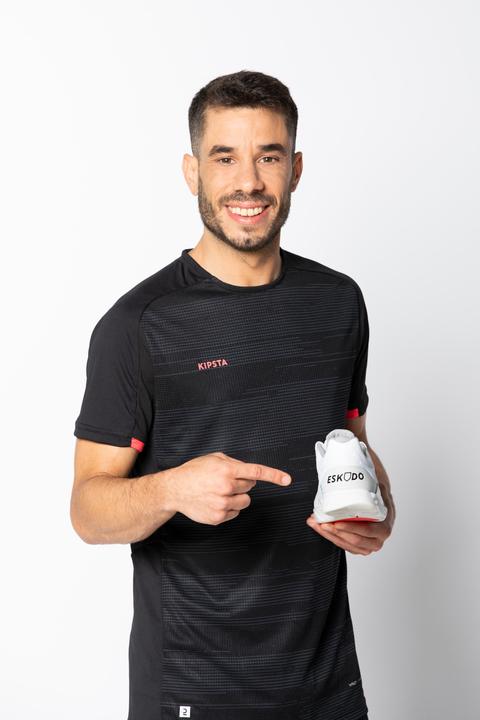 Produktbild Kipsta Fussball Hallenschuhe - Eskudo Pro Futsal Leder weiss (41)