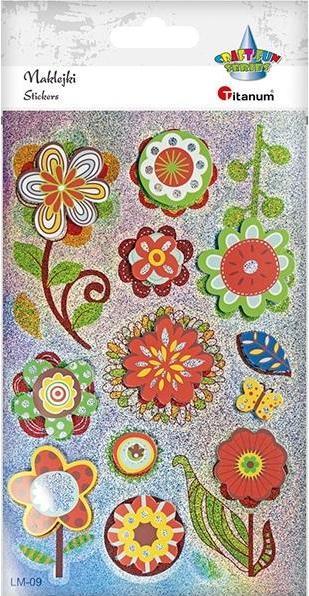 Produktbild Titanum 3D-Blumen-Folien- und Papieraufkleber, 14 Stück.