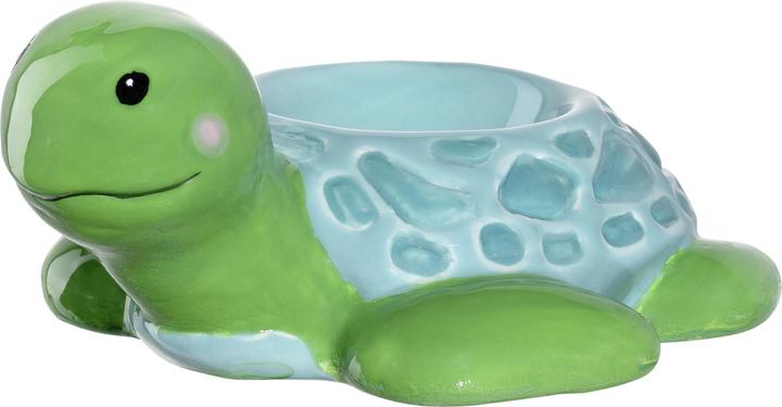 Leonardo Avventura Turtle Children's Egg Cup, Green/Light Blue (1 x)