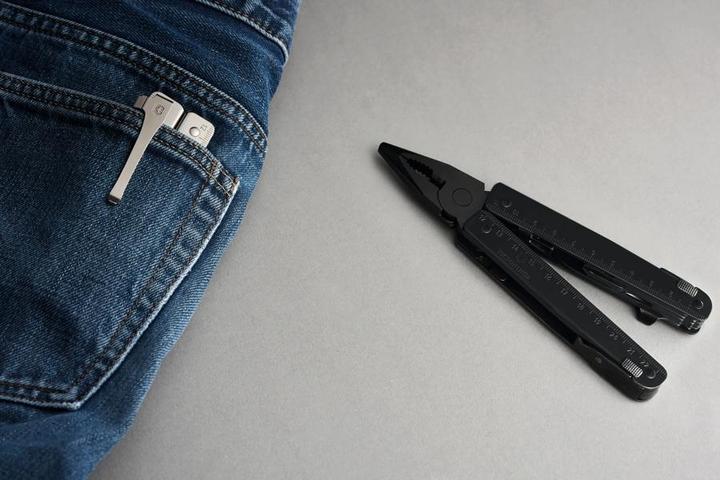 Actual product image Victorinox Swiss Tool MX Clip 3.0327.MKB1 Multitool Silver (26 Functions)