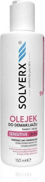 Solverx Sensitive Skin Face And Eye Make-Up Remover Oil For Women 150Ml (Öl, 150 ml)