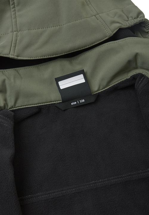 Actual product image Reima Softshell jacket Sipoo Greyish (128)