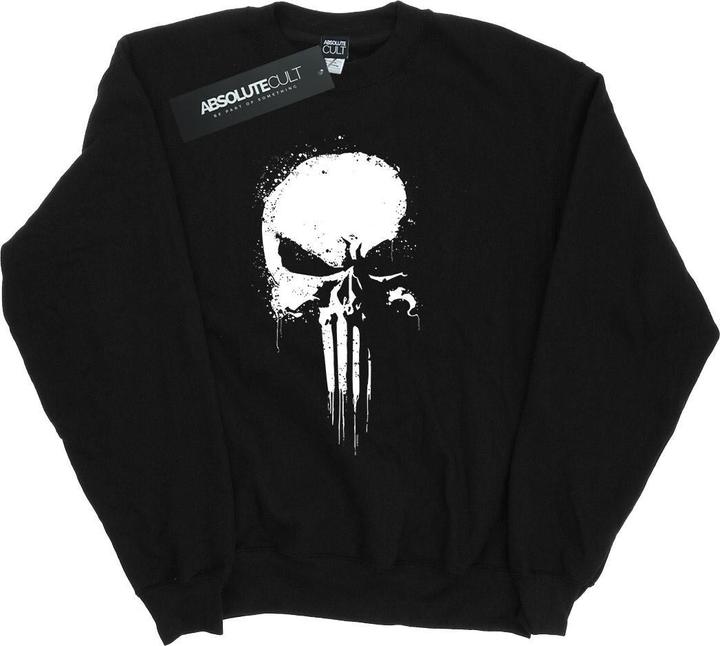 Produktbild The Punisher Spray Skull Sweatshirt Mädchen (152, 158)