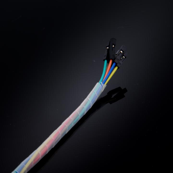 Immagine prodotto Purecrea 1m Spirale di protezione del cavo 4mm trasparente SWB-04 (Tubo a spirale per cavi, 100 cm)