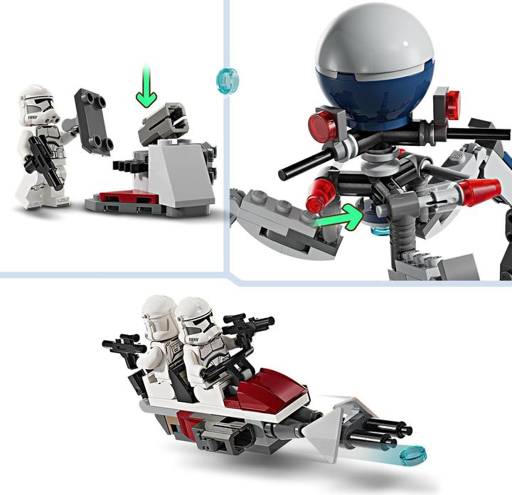 Image du produit LEGO 75372 Clone Trooper™ & Battle Droid™ Battle Pack (75372, LEGO Star Wars)