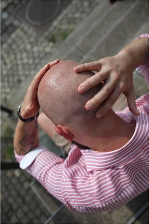 Actual product image Better be bold Sun fluid- Sun cream for bald head and face (Sun cream face, SPF 30, 50 ml)