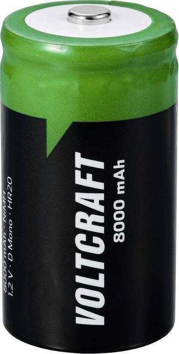 Actual product image Voltcraft VC-16026035 Mono (D)-Akku NiMH 8000 mAh 1.2 V 2 St. (2 pcs., 8000 mAh)
