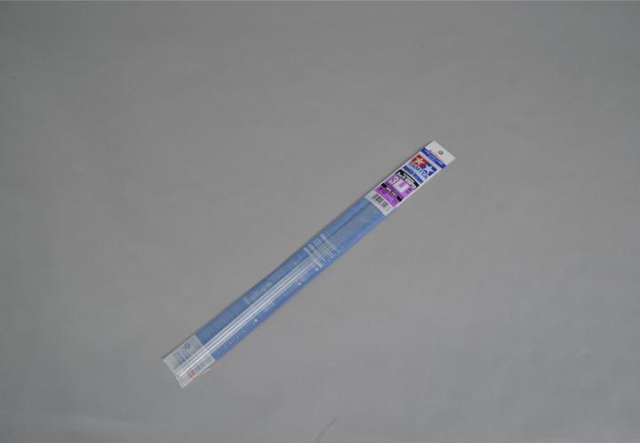 Tamiya U-profile 3x3mm (5) 400mm clear Kst.
