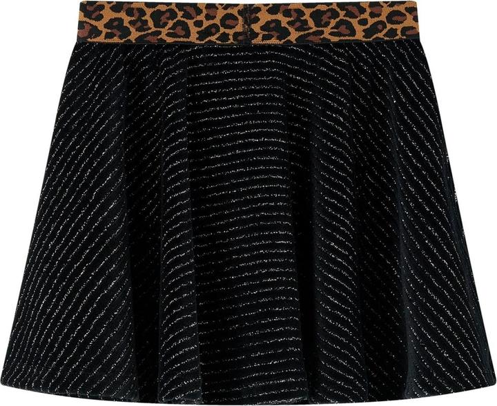 Image du produit VidaXL Jupe pour enfant avec taille en imprimé léopard Noir (128)