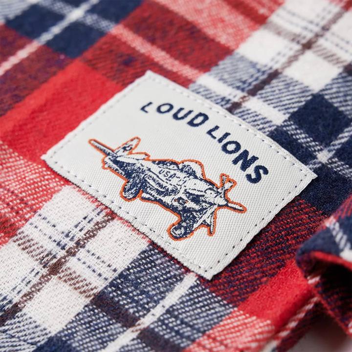 Immagine prodotto VidaXL Camicia da bambino con motivo a quadri rosso e blu navy 104,Materiale: 100 (104)