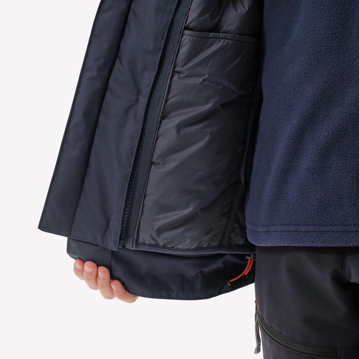 Immagine prodotto Quechua Giacca 3 in 1 per bambini taglia 122-170 impermeabile e calda fino a -9 °C per le escursioni - (140)