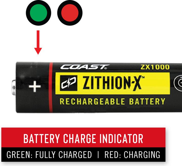 Produktbild Coast ZX1000 wiederaufladbares Akku für XP11R (1 Stk., Gerätespezifisch)