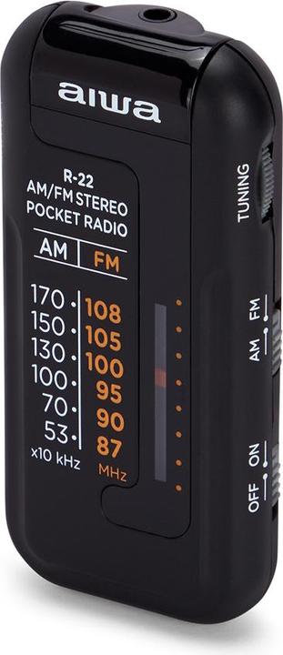 Produktbild Aiwa R-228K Taschenradio AM FM Schwarz (FM, AM)