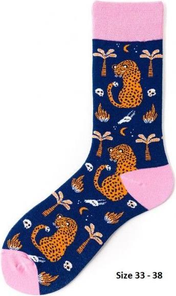 Musthaves Kindersocken Grösse 33 - 38 cm - Leopard (33 - 38)