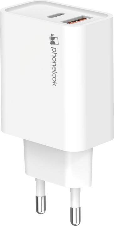 Produktbild PhoneLook Schnellladegerät 25W USB-A und USB-C Dual-Netzadapter (25 W)