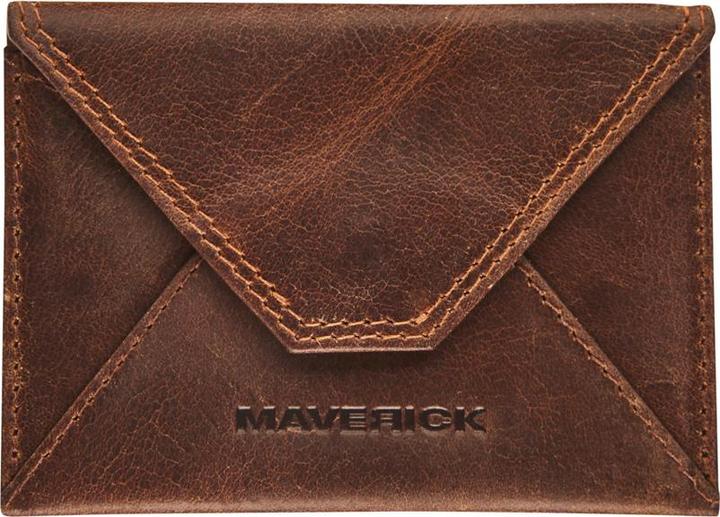 Actual product image Maverick The Original Leder-Visitenkartenetuis, braun