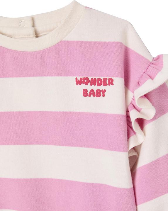 Image du produit Vertbaudet Mädchen Baby Sweatshirt mit Schriftzug und Recycling-Polyester (68)