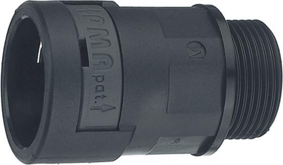 Immagine prodotto Distrelec Schuricht Tubo ondulato, 32 mm, poliammide 6, nero (Tubo cavi, 10 cm)